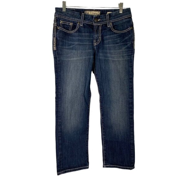 BKE Payton Ankle Crop Jeans Size 28 Style BK15163  Pocket Bling - Picture 1 of 7